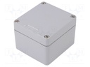 Enclosure: multipurpose; X: 75mm; Y: 80mm; Z: 57mm; GA; aluminium