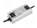 Power supply: switched-mode; LED; 75W; 24VDC; 3100mA; 100÷305VAC