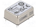 Isolated Board Mount DC/DC Converter, 2:1 Input, ITE, 2 Output, 6 W, 12 V, 250 mA, -12 V