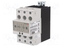 Relay: solid state; Ucntrl: 5÷32VDC; 25A; 42÷660VAC; 2-phase; IP20