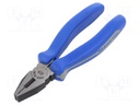 Pliers; universal; two-component handle grips; 163mm