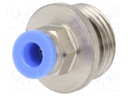 Push-in fitting; straight; G 1/2"; -0.95÷15bar; 6mm