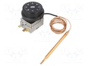 Sensor: thermostat with capillary; Output conf: SPDT; 10A; 400VAC