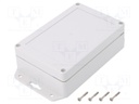 Enclosure: multipurpose; X: 100mm; Y: 150mm; Z: 45mm; ZP; ABS; gasket