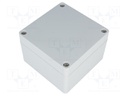 Enclosure: multipurpose; X: 90mm; Y: 90mm; Z: 60mm; 1554; grey