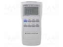 LCR meter; LCD 5 digits; 3x/s; 0,0001÷9,999MΩ; R accuracy: ±0,3%