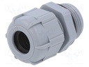 Cable gland; PG13,5; IP68; Mat: polyamide; dark grey