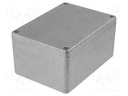 Enclosure: multipurpose; X: 108mm; Y: 148mm; Z: 75mm; aluminium; IP65