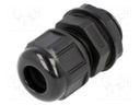 Cable gland; PG11; IP68; Mat: polyamide; black; UL94V-2