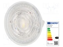 LED lamp; neutral white; GU5,3; 12VAC; 230lm; 2.6W; 36°; 4000K