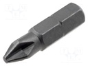 Screwdriver bit; Phillips; PH2; Overall len: 25mm