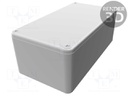 Enclosure: multipurpose; X: 60mm; Y: 112mm; Z: 42mm; 1590; aluminium