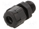 Cable gland; PG7; IP68; Mat: polyamide; black