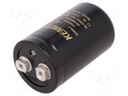 Capacitor: electrolytic; 2200uF; 250VDC; Leads: screw; ESR: 69mΩ