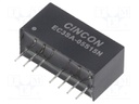 Converter: DC/DC; 3W; Uin: 4.5÷9V; Uout: 15VDC; Iout: 0÷200mA; SIP8