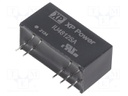 Isolated Board Mount DC/DC Converter, Regulated, ITE, 1 Output, 2 W, 12 V, 167 mA