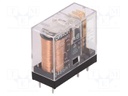 Relay: electromagnetic; SPDT; Ucoil: 24VDC; 10A; 1.1kΩ; Series: G2R