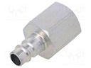 Connector plug; G 1/2"; inside; -0.95÷10bar; 49g