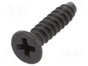 Set of screws; HM-1551,HM-1591; black; Pcs: 100