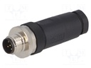 Plug; M12; PIN: 5; male; A code-DeviceNet / CANopen; for cable