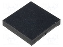 Self-adhesive foot; black; rubber; Y: 12.7mm; X: 12.7mm; Z: 2.3mm