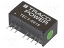 Converter: DC/DC; 3W; Uin: 4.5÷13.2V; 24VDC; Iout: 125mA; SIP8; 4.5g