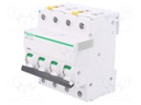 Circuit breaker; 400VAC; Inom: 32A; Poles: 3+N; DIN; Charact: B; 6kA