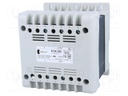 Transformer: mains; 320VA; 230VAC; 24V; Leads: terminal block; IP21