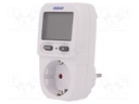 Controller; IP20; 16A; 0÷50°C; Range: 0.000-9999 COST/kWh/W/V