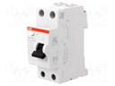 RCD breaker; Inom: 40A; Ires: 30mA; Max surge current: 250A; 230V