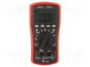 Digital multimeter; LCD (6000),with a backlit; 5x/s; True RMS