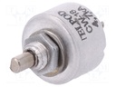 Potentiometer: shaft; 4.7kΩ; 1W; ±20%; 4mm; linear; THT; 12mm; cermet