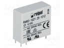 Relay: electromagnetic; SPST-NO; Ucoil: 12VDC; 16A/250VAC; 16A