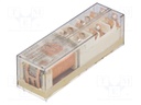 Relay: electromagnetic; NC x3 + NO x3; Ucoil: 24VDC; 8A; safety