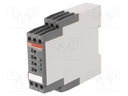 Time Delay Relay, 48 VDC, 0.05 s, 300 h, 2CO, DIN Rail