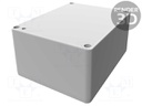 Enclosure: multipurpose; X: 90mm; Y: 115mm; Z: 55mm; 1550Z; aluminium