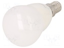 LED lamp; neutral white; E14; 230VAC; 520lm; 5.5W; 4000K; CRImin: 80