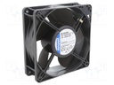 Fan: EC; axial; 115VAC; 119x119x38mm; 175m3/h; 42dBA; ball bearing