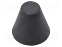 Vibroisolation foot; Ø: 20mm; Shore hardness: 70±5; 311N; 73N/mm