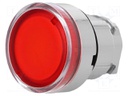 Switch: push-button; Stabl.pos: 1; 22mm; red; Illumin: ZBV6; IP66