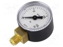 Manometer; Class: 2,5; 40mm; Thread: G 1/8 B; 0÷160bar; -20÷60°C