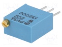 Potentiometer: mounting; vertical; 20Ω; 500mW; THT; ±10%; linear