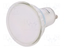 LED lamp; cool white; GU10; 230VAC; 550lm; 5W; 120°; 6500K