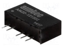 Converter: DC/DC; 2W; Uin: 10.8÷13.2V; Uout: 12VDC; Uout2: -12VDC