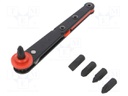 Screwdriver bits; The set contains: screwdriving grip; 111mm