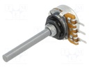 Potentiometer: shaft; single turn; 1kΩ; ±20%; 0.25W; linear; 4mm