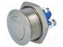 Switch: vandal resistant; Pos: 2; SPST-NO; 0.2A/48VAC; 0.1A/48VDC