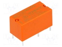 Relay: electromagnetic; SPDT; Ucoil: 12VDC; 5A/250VAC; 5A/30VDC; 5A