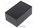 Enclosure: multipurpose; X: 70mm; Y: 110mm; Z: 48mm; 15; ABS; black