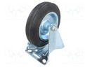 Transport wheel; Ø: 160mm; W: 25mm; H: 197mm; rigid; 150kg; -20÷60°C